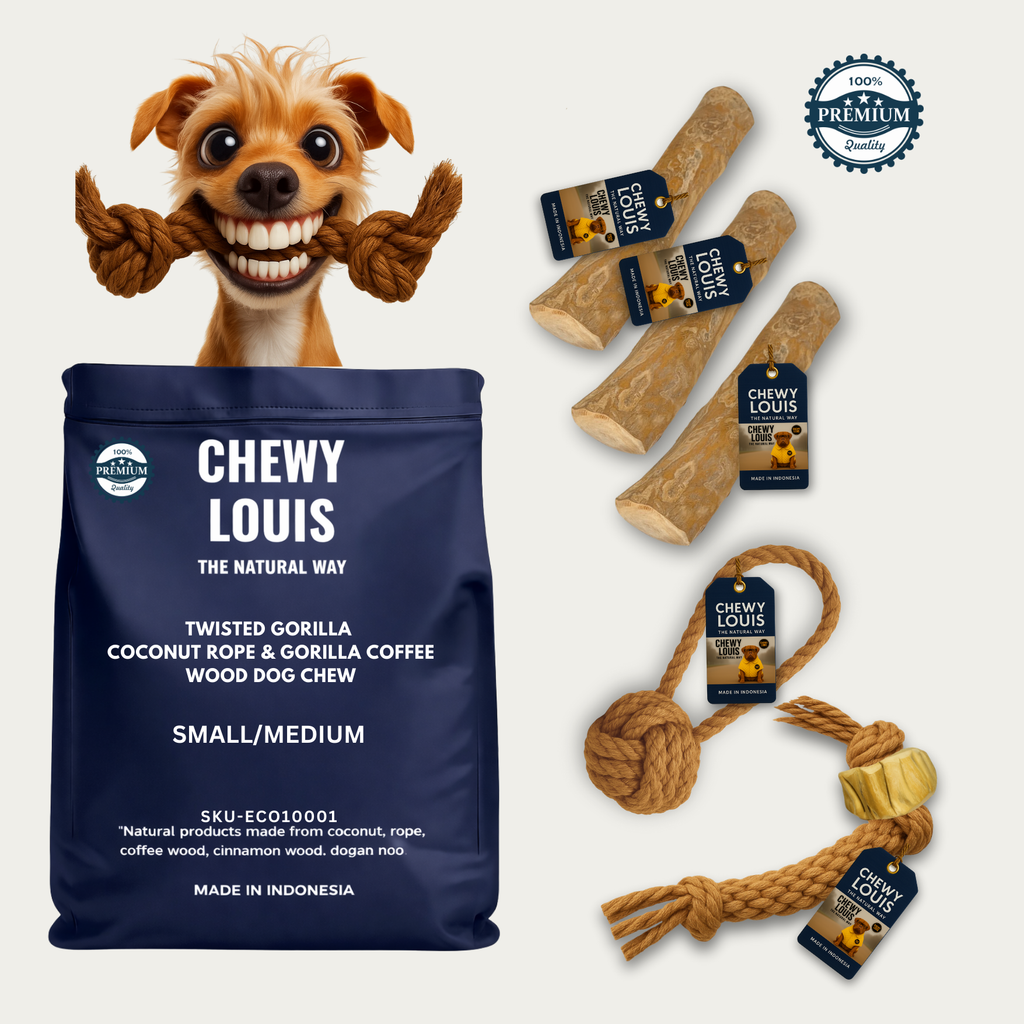 🐾 Ultimate Premium Dog Toy Bundle -Coffee Shaped– 5 Pack!