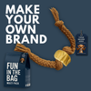 4 knot Twisted Rope With Gorilla Wood Medium
