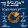 3 Knot Twisted Rope 30CM