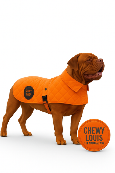 Chewy Louis — Navy Quilted Dog Jacket 6