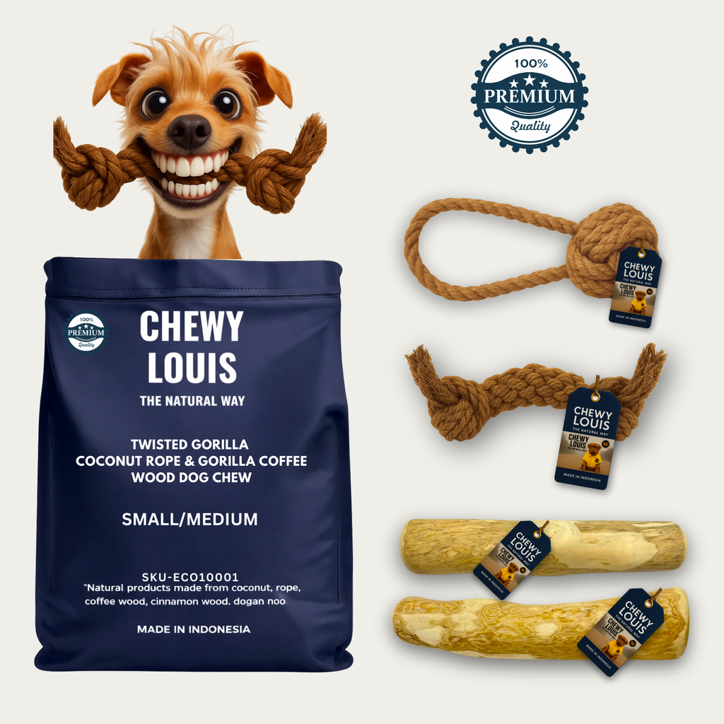 🐾 Ultimate Premium Dog Toy Bundle -Coffee– 4 Pack!