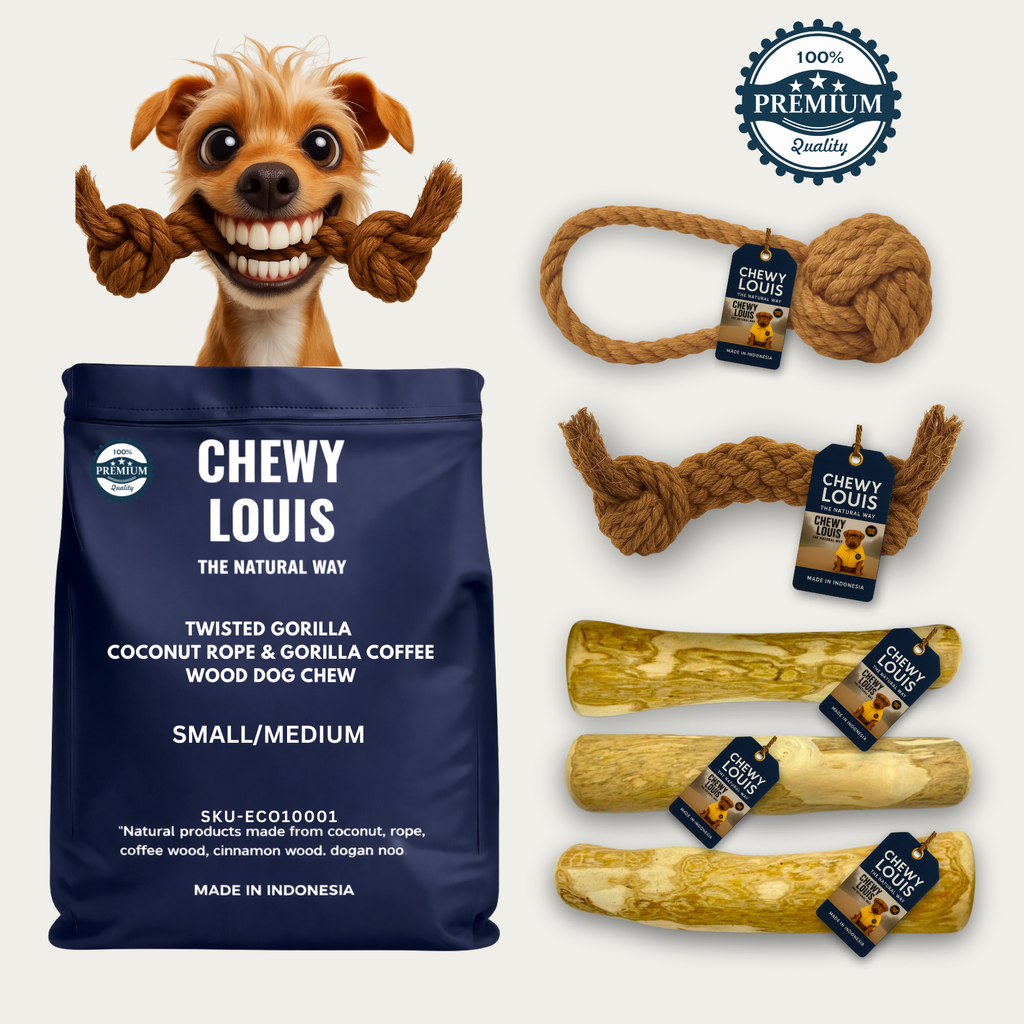 🐾 Ultimate Premium Dog Toy Bundle -Coffee– 5 Pack!