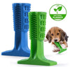 Blue & Green Dental Oral Care Brush Stick Effective Rubber Pet Dog Chew Toothbrush