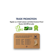 Coffee Wood Chew  with Rope & QR Tag (35 Packs Three Pack)