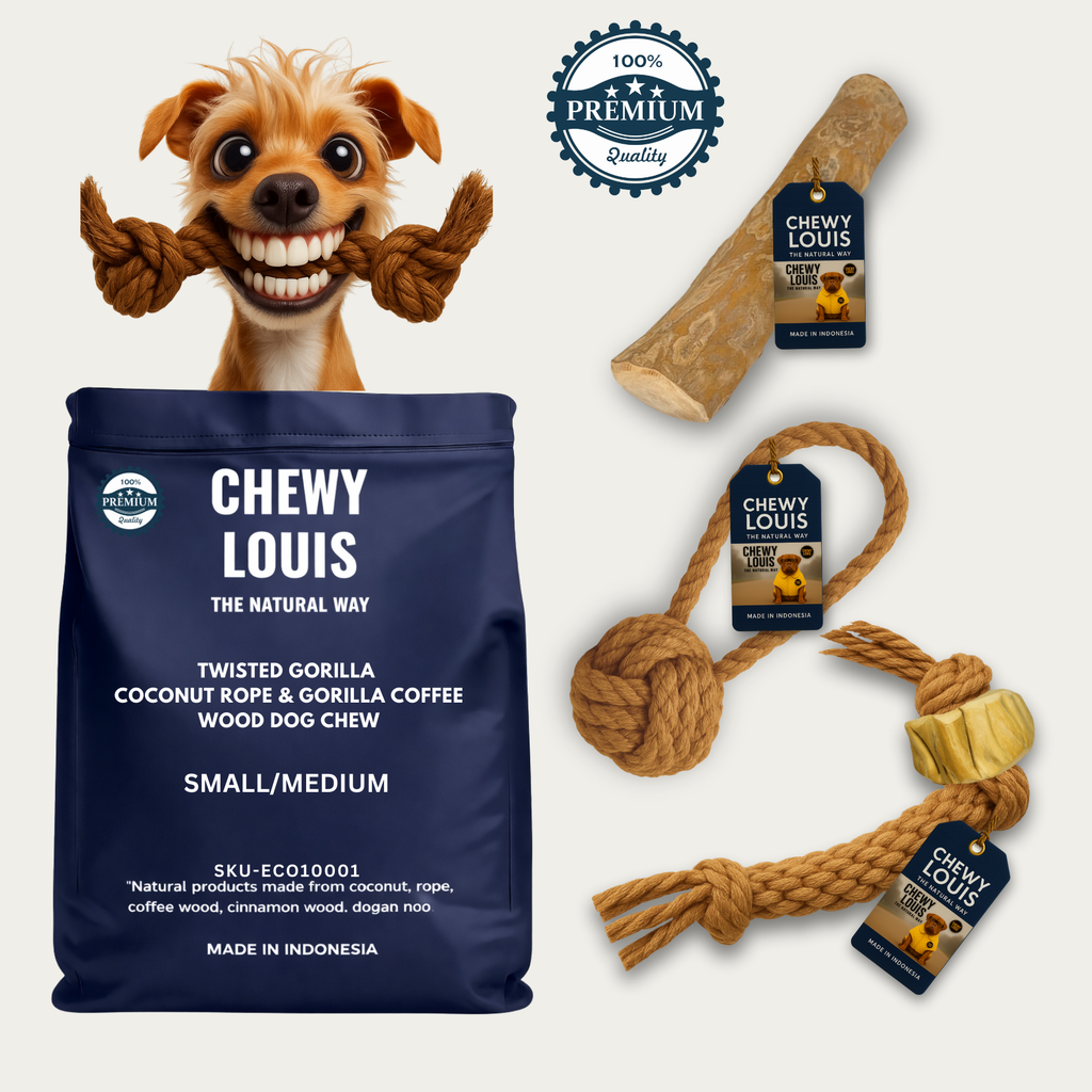 🐾 Ultimate Premium Dog Toy Bundle -Coffee Shaped– 3 Pack!