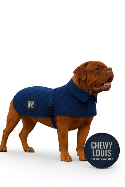 Chewy Louis — Navy Quilted Dog Jacket 9