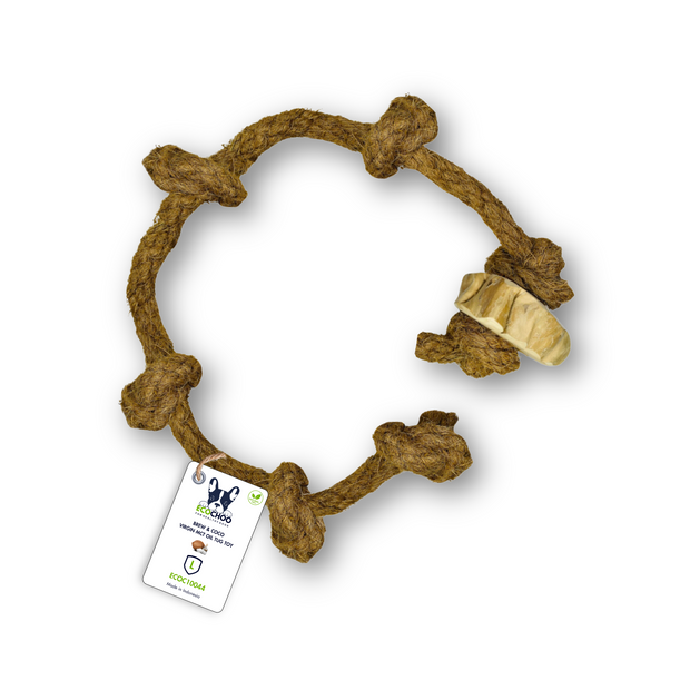 Chuck & Tug 7 Knots Gorilla Wood Coco Toy - L