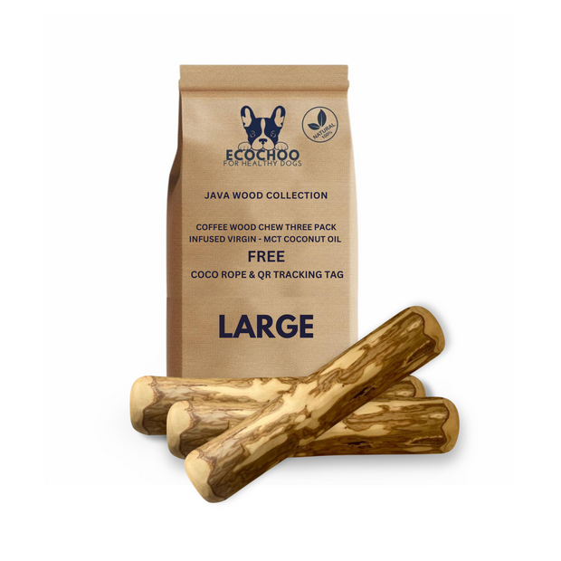 Coffee Wood Chew Three Pack - L