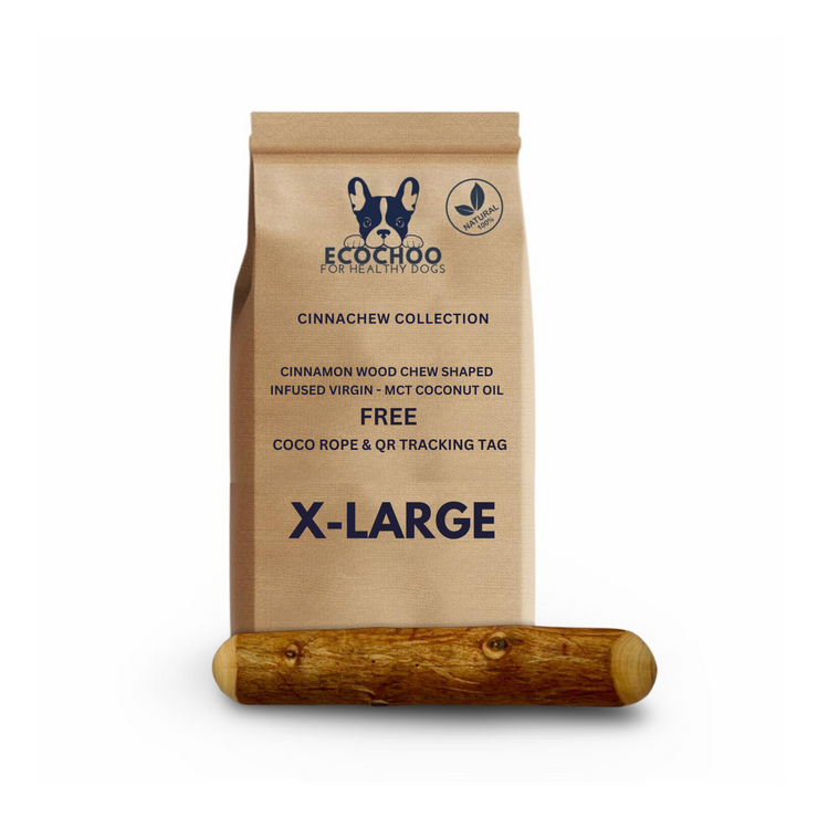 Cinnamon Wood Dog Chew Shaped with - XL