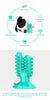 Aqua Brush Stick Dog Chew Toy Toothbrush