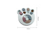Power Blue Paw Shaped Dog Puzzle Toy For Puppy Treat Dispenser for Dogs Training Funny Feeding for IQ training