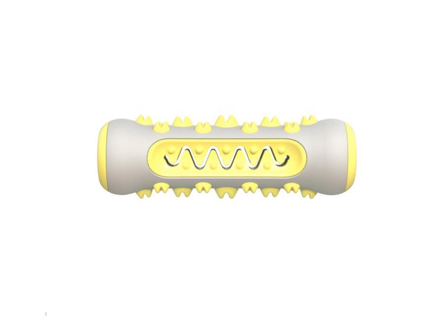Yellow Soft rubber pet toy