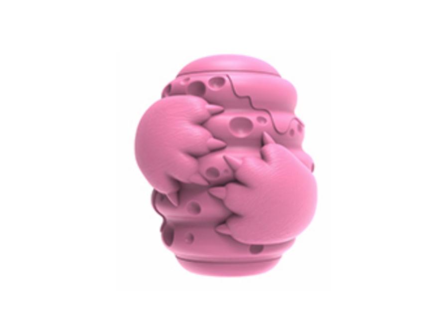 Pink Dispenser Dog Chew Toy