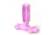 Pink Brush Stick Dog Chew Toy Toothbrush